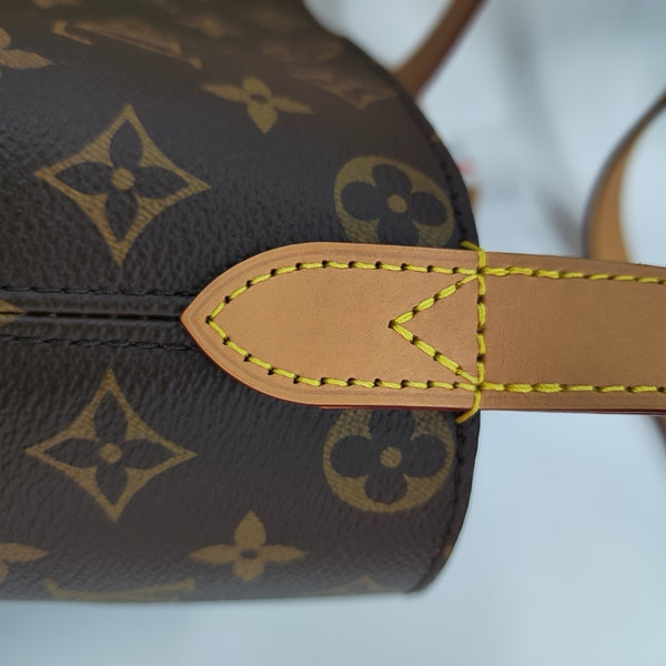 ALL IN Monogram Coated Canvas Brown