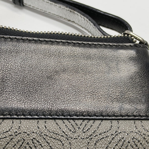 Coated Canvas Shoulder Bag Gray