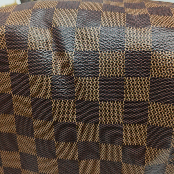 SPEEDY 25 Damier Ebene Coated Canvas Brown
