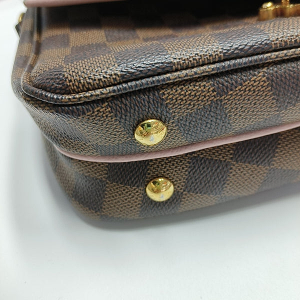 CLAPTON PM Damier Coated Canvas Pink