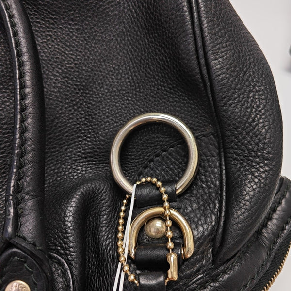 Abbey Calfskin Black