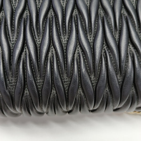 Matelassé Lambskin Black