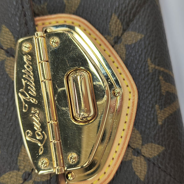 ETOILE Monogram Coated Canvas Brown