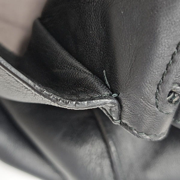 Calfskin Shoulder Bag Black