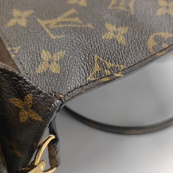 MÉTIS MM Monogram Coated Canvas Brown