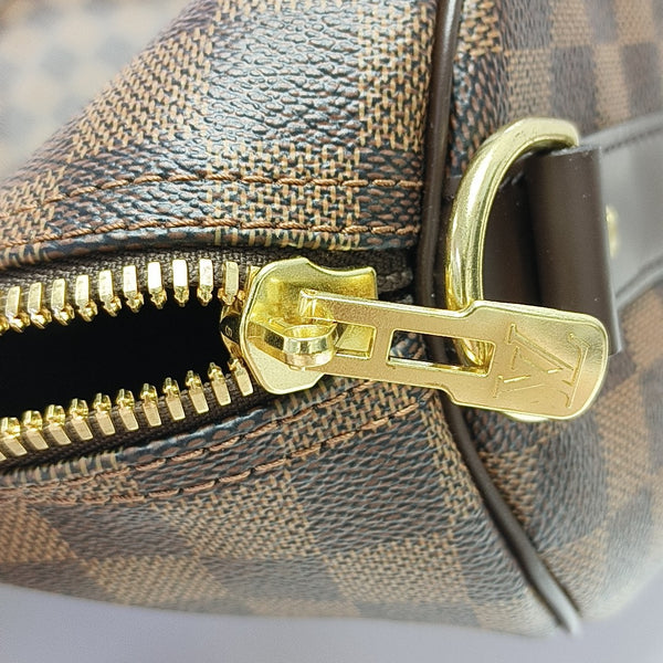 Authenticated pre-owned KEEPALL 55 Coated Canvas Brown - Shoulder Bag at Looply