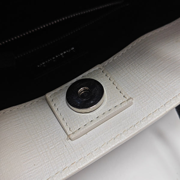 Shopping Bag Super Mini Calfskin White