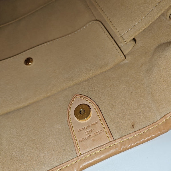 GALLIERA PM Monogram Coated Canvas Brown