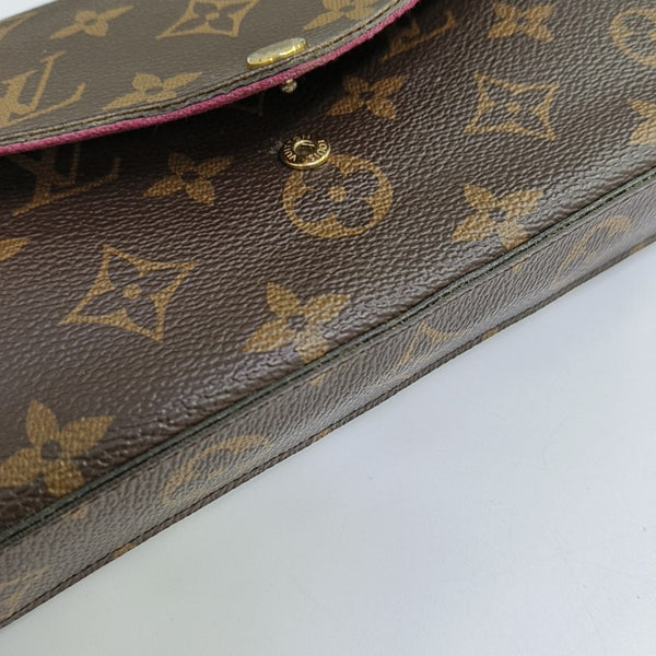 FÉLICIE Monogram Coated Canvas Brown