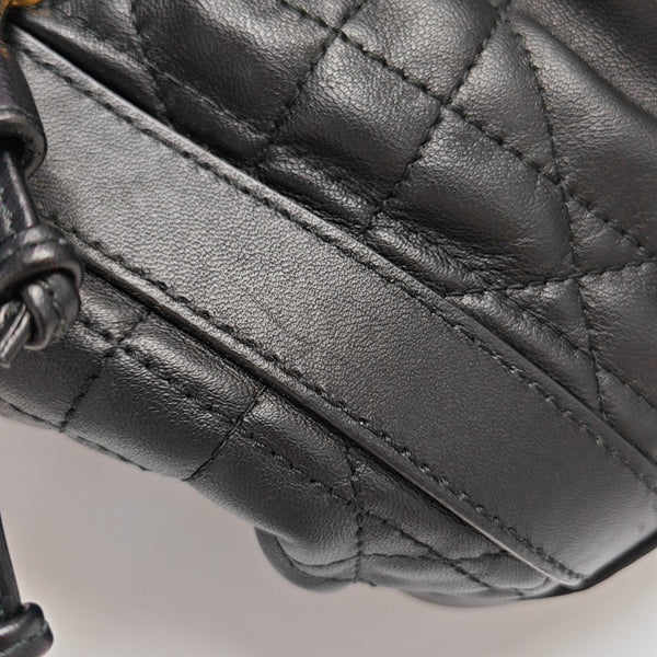 Jolie Small Cannage Lambskin Black