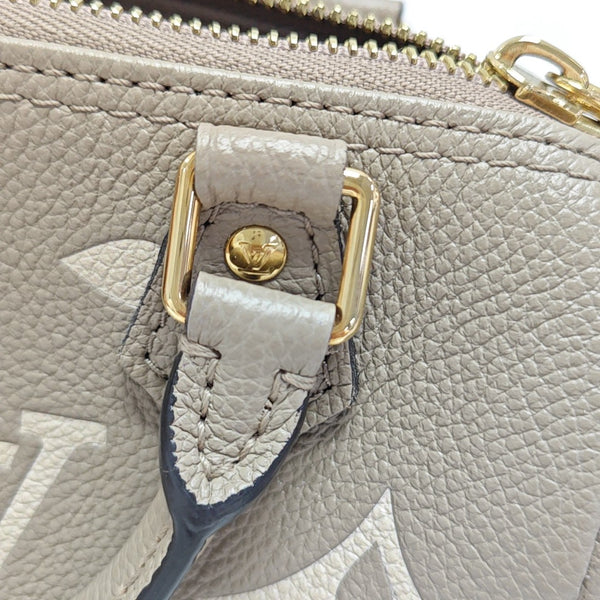 SPEEDY Nano Monogram Calfskin Gray