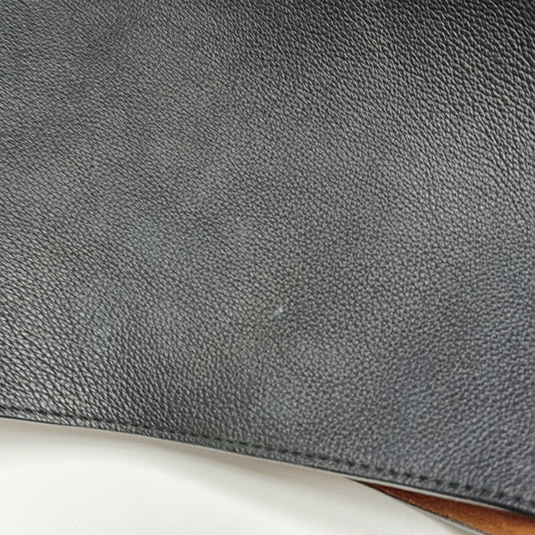 LOW KEY HOBO MM Monogram Calfskin Black