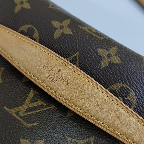 BUMBAG Monogram Coated Canvas Brown