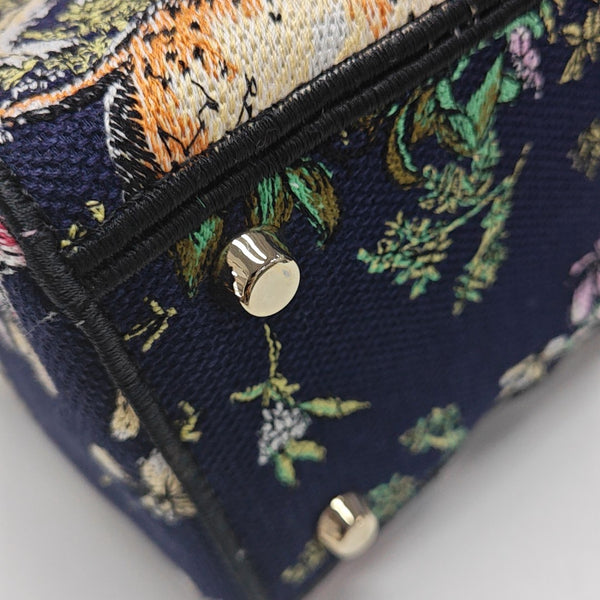 Lady D-Lite Medium Canvas Blue