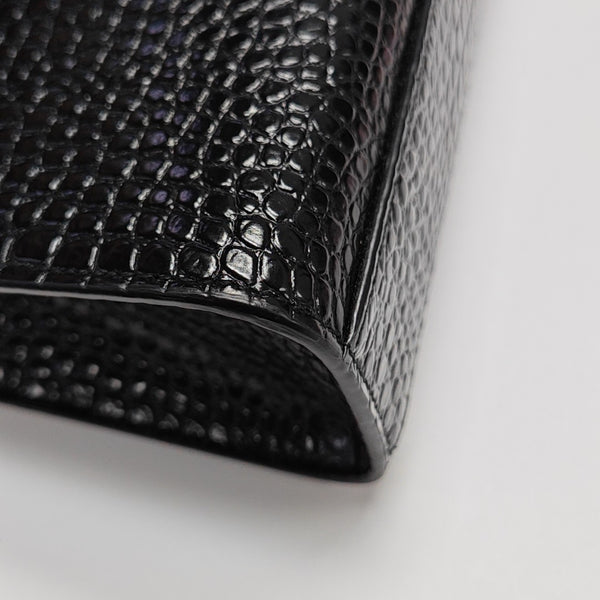 MANHATTAN Medium Calfskin Black
