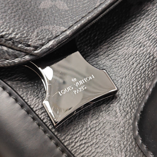 VOYAGER PM Monogram Coated Canvas Black