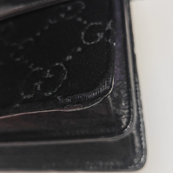 Dionysus Small Monogram Velvet Black
