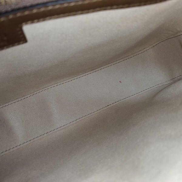 Padlock Medium Monogram Coated Canvas Brown