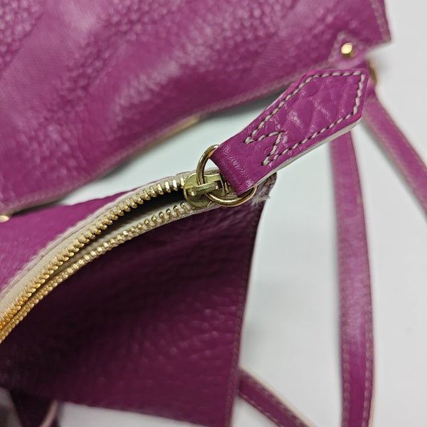 Calfskin Tote Bag Purple