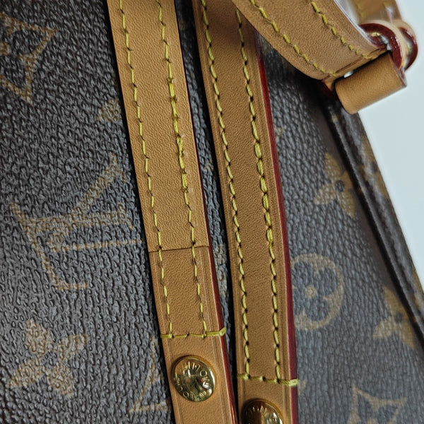 IVY Monogram Coated Canvas Brown