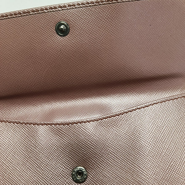 Saffiano Calfskin Wallet Pink