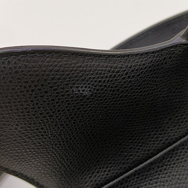 Saddle Mini Calfskin Black