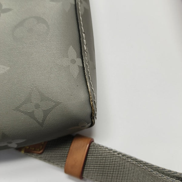 Monogram Coated Canvas Shoulder Bag Green