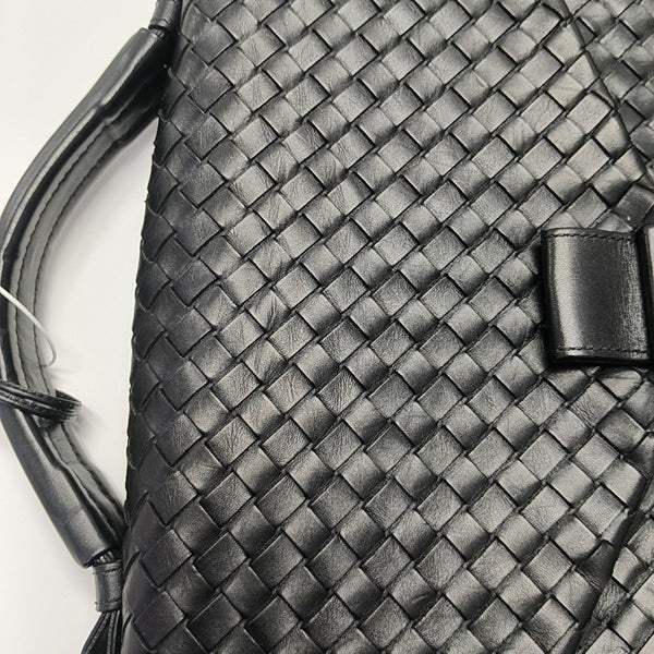 Calfskin Top Handle Bag Black