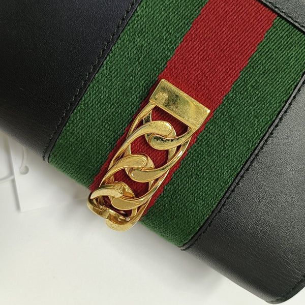 Sylvie Super Mini Calfskin Black