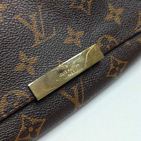 FAVORITE PM Monogram Coated Canvas Brown