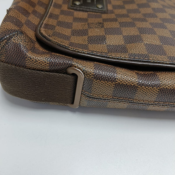 BROOKLYN Damier Ebene Coated Canvas Brown