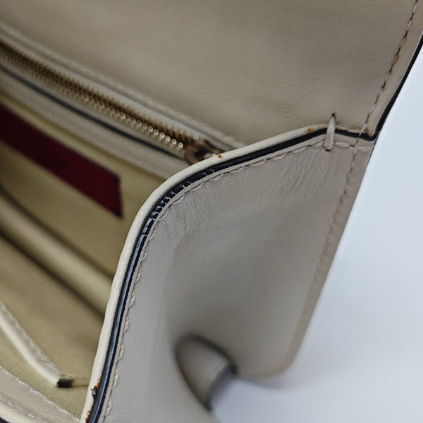 Glam Mini Calfskin Beige