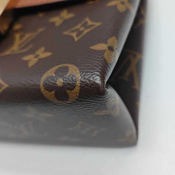 LOCKY BB Monogram Coated Canvas Brown