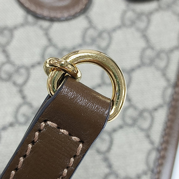 Retro Mini Monogram Coated Canvas Beige