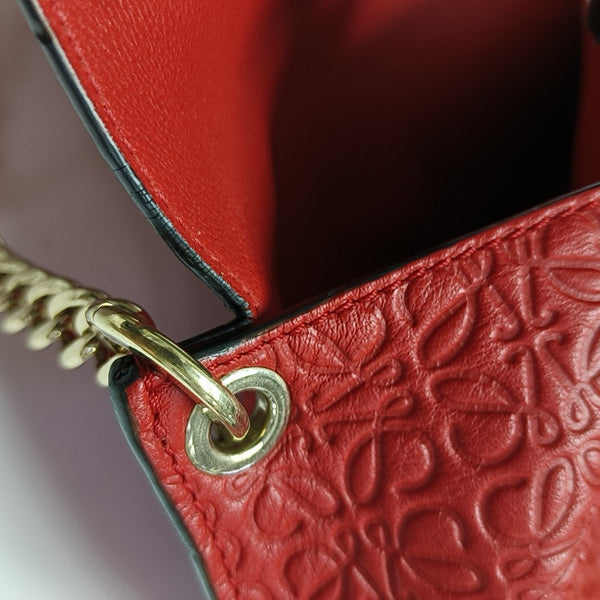 Avenue Monogram Calfskin Red