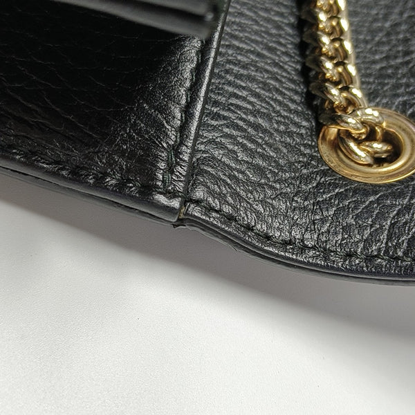 Interlocking G Small Calfskin Black