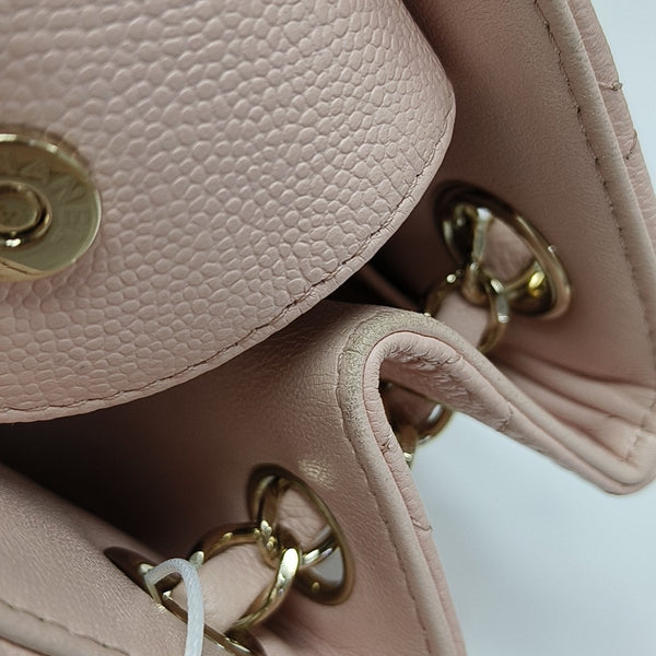 23P TOTE Quilted Grained Calfskin Pink