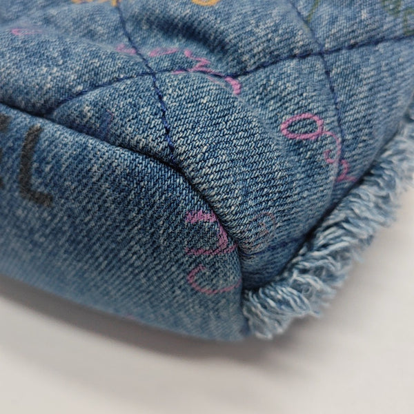 Quilted Denim Blue
