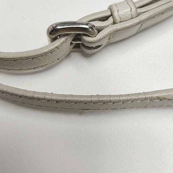 Calfskin Crossbody Bag White