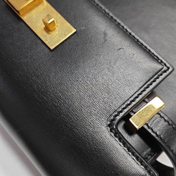 MANHATTAN Small Calfskin Black