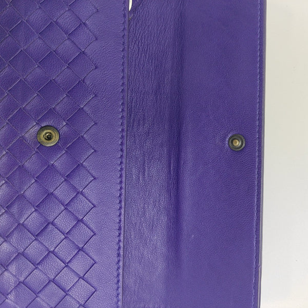 Lambskin Clutch Purple