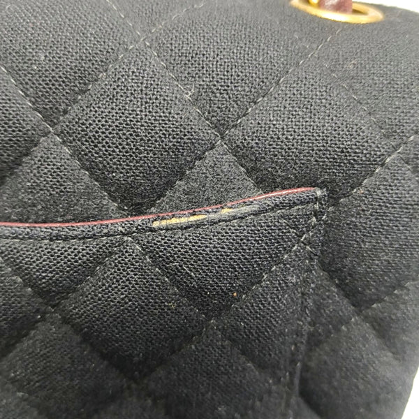 CLASSIC FLAP Quilted Wool Black
