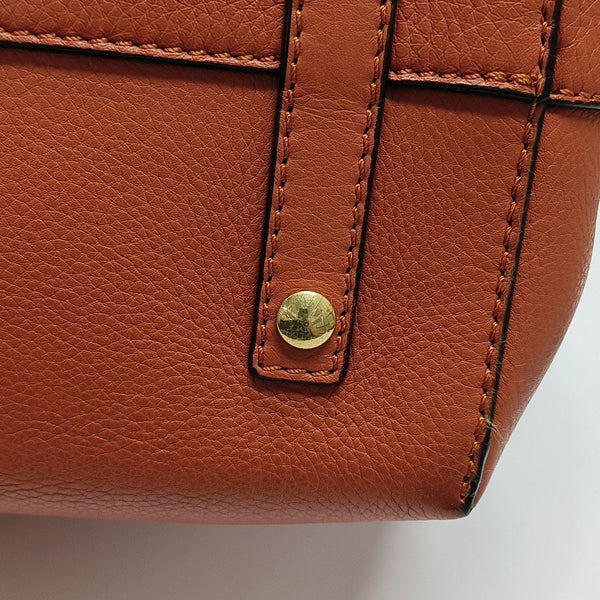 The Belt Large Calfskin Orange