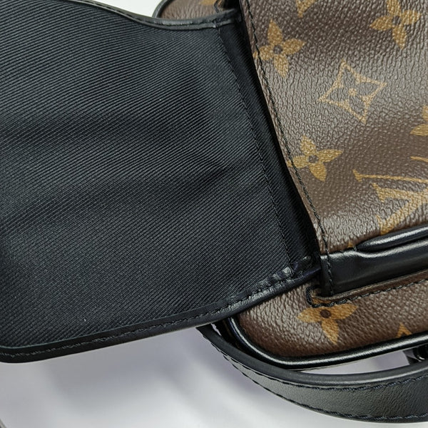 CHRISTOPHER Monogram Coated Canvas Brown