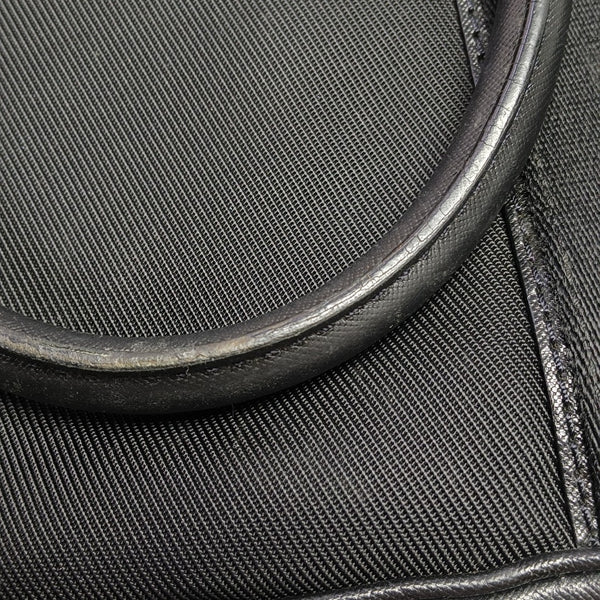 Fabric Shoulder Bag Black
