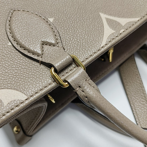 ONTHEGO PM Monogram Calfskin Gray