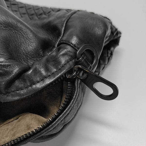 Calfskin Shoulder Bag Black