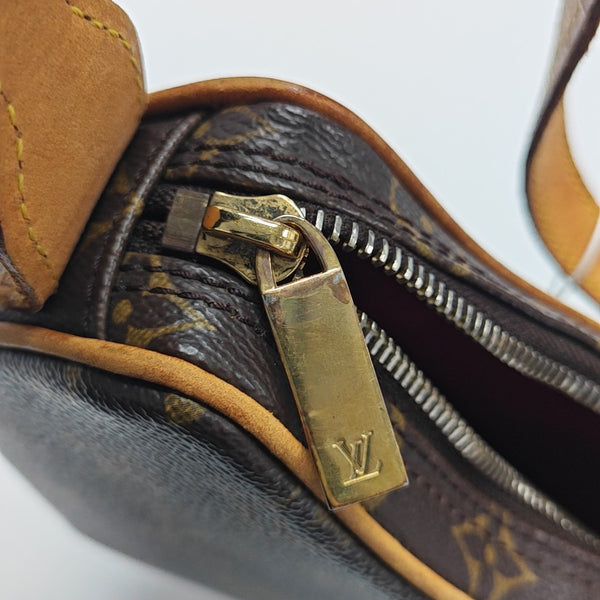 CROISSANT PM Monogram Coated Canvas Brown