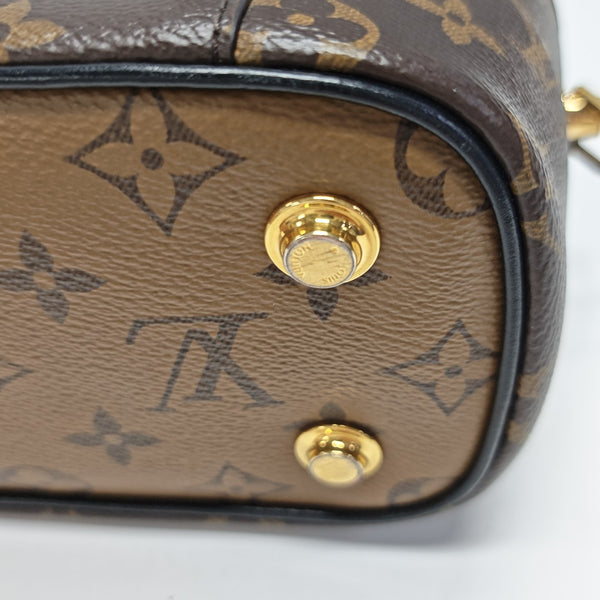 NICE Mini Monogram Coated Canvas Brown