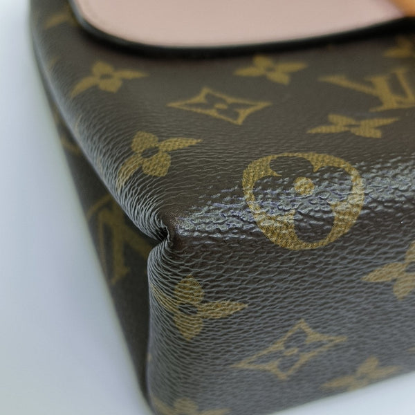 LOCKY BB Monogram Coated Canvas Pink